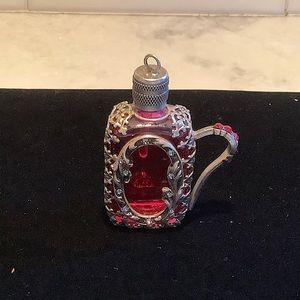 Catherine Popesco perfume or holy water vile holder necklace!  Swarovski crystal